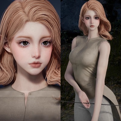 V酱 精灵薇 永恒之塔2捏脸 Aion2终于捏好啦 VINMKIN