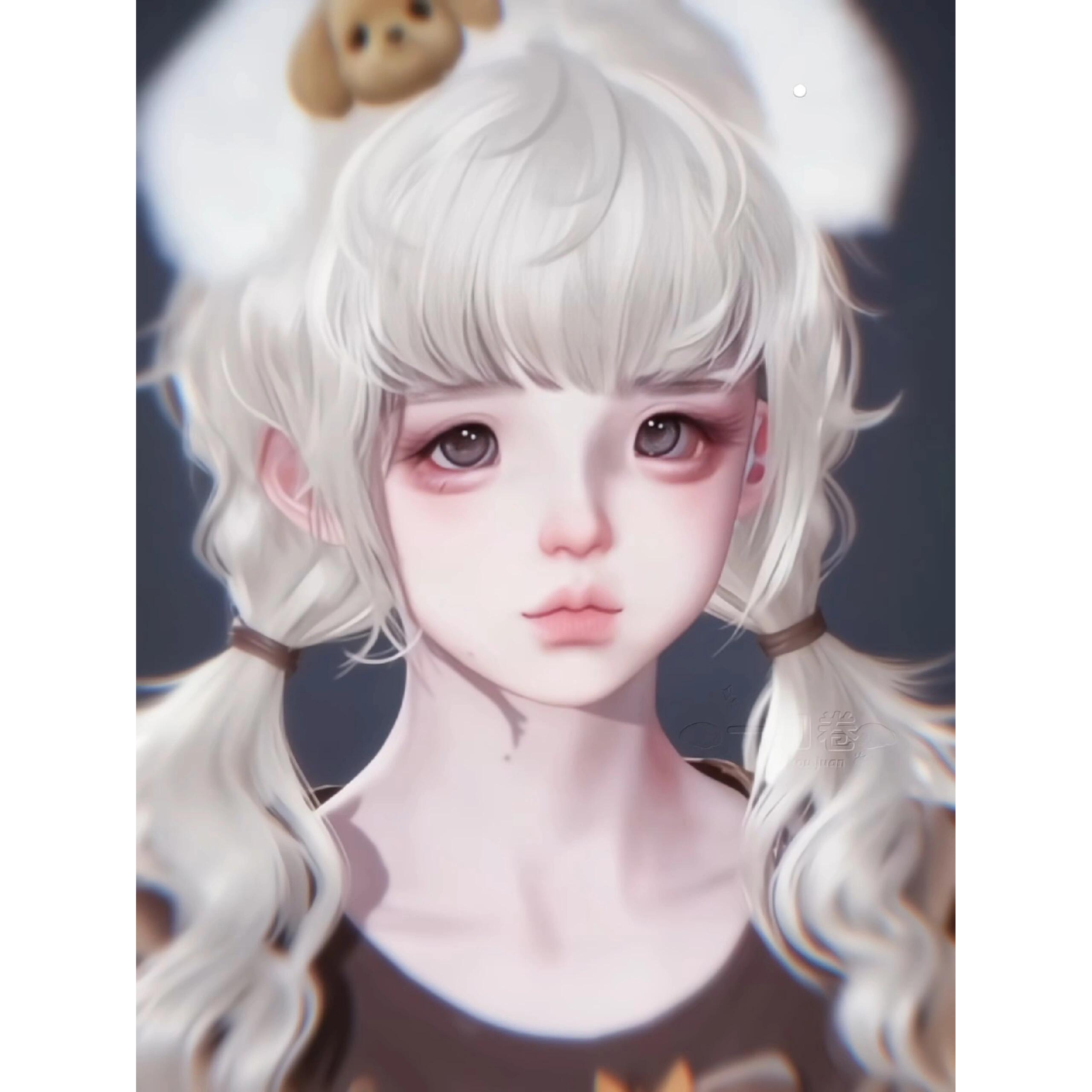 小水晶 8 一口卷 逆水寒手游捏脸女通用