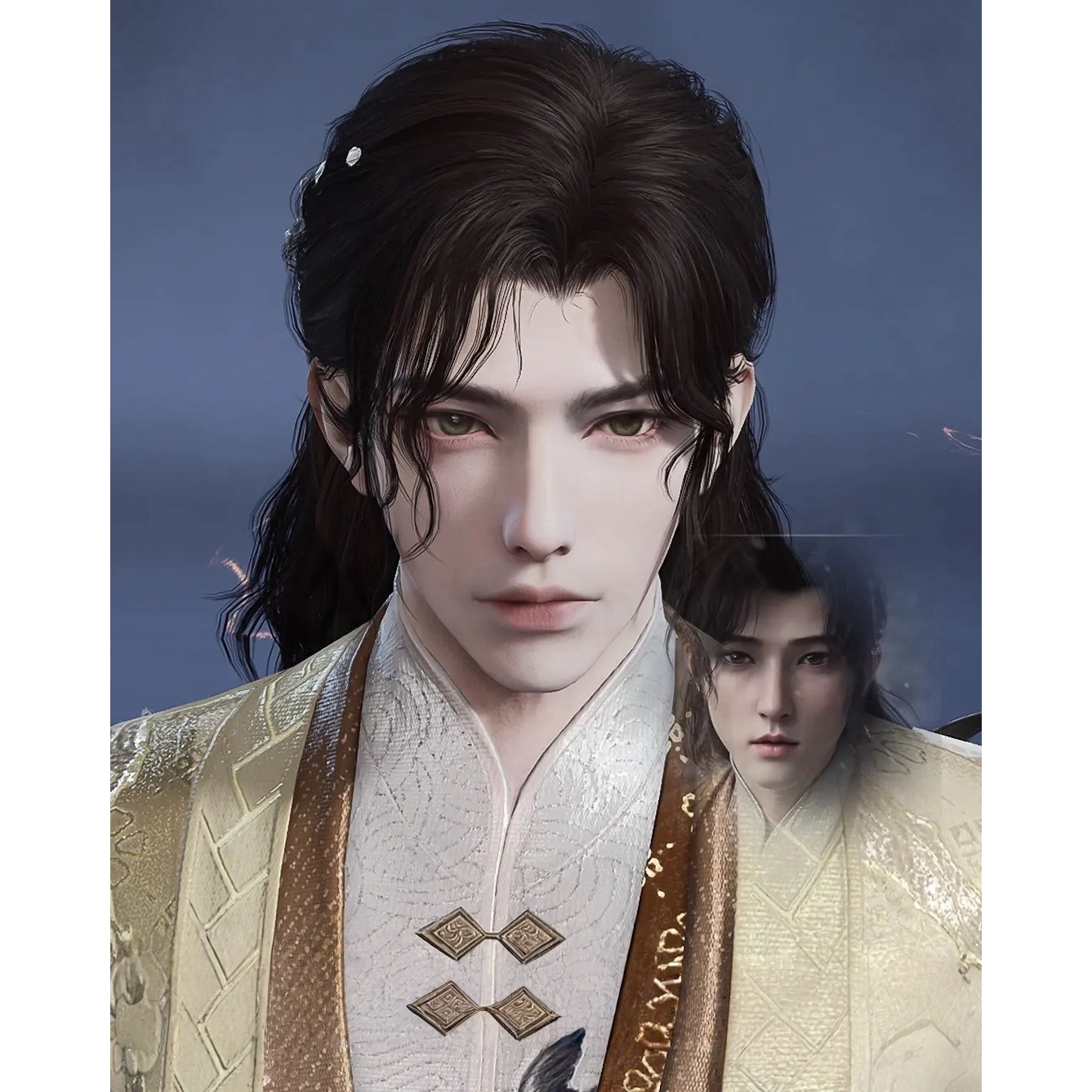 国服端游 永劫无间捏脸数据 男脸型 李寻欢 CG仿捏