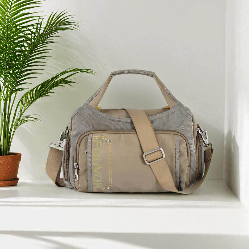 火狐新款斜挎包休闲轻便帆布女包大容量气质手提包牛津布女士包包