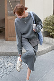 【大货】26款假两件卫衣套装2C055-5091-P175控268，女装套装/套裙，2C055