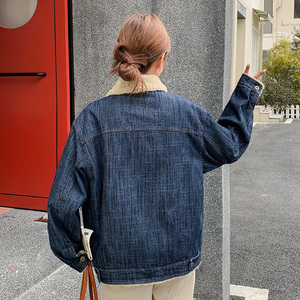 【大货】25冬装新款羊羔毛复合牛仔外套 2C055-5109-P195控288图片