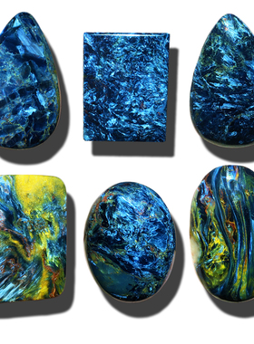 水滴项链坠一物一图火彩猫眼宝石