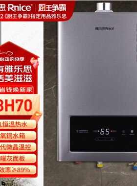 雅乐思燃气热水器13H70家用天燃气热水器新品13升无氧铜水箱