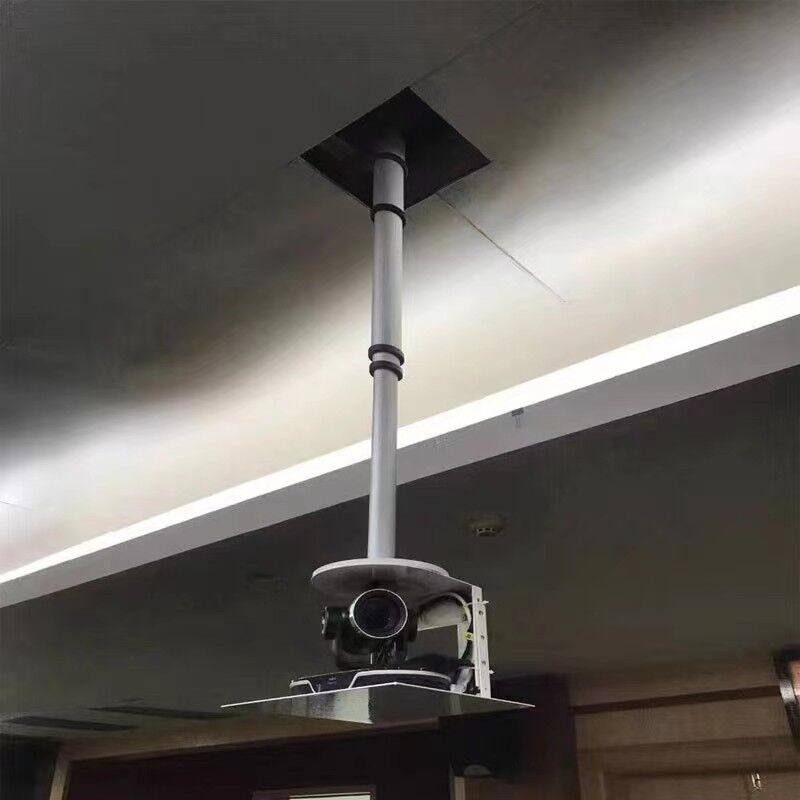 视频会议投影仪伸缩架投影机电动吊架摄像头托盘天花吊顶升降支架