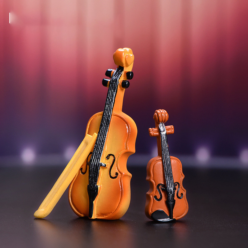 微景观DI仿真乐器桌面装饰小摆件