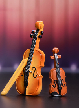 微景观DI仿真乐器桌面装饰小摆件