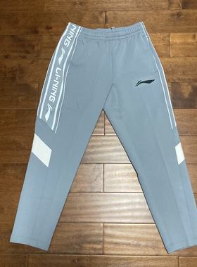 李宁赞助CBA联赛球员版同款男子篮球出场裤训练长卫裤AKLQ949-1