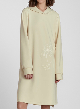 素芭时尚宽松卫衣连衣裙女秋季时尚休闲百搭长裙SF0689