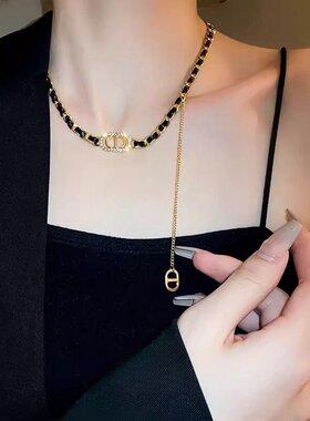 法国【设计师】Glam Dani 新款缠绕项链轻奢高级感锁骨链气质