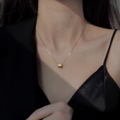 Dani Glam 小众毛衣链显气质925银项链轻奢锁骨链 设计师 法国