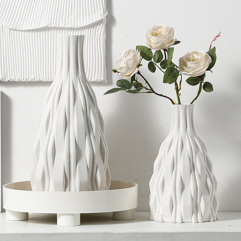 雨彤3D打印不规则客厅插花轻奢样板间居家酒柜电视柜陶瓷花瓶摆件,家居饰品,花瓶,淘宝优惠券,粉丝福利购,淘宝优惠卷