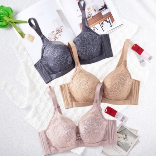 古今软钢圈文胸正品大胸显小舒适透气薄款调整型大码内衣GEA02015