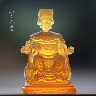 琉璃妈祖天上圣母摆件客厅佛堂寺庙摆放天妃天后娘娘湄洲海神默娘