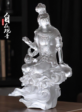 琉璃自在观音，佛堂供奉