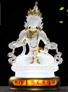 琉璃寺庙摆放风水金刚萨埵佛像