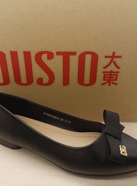 大东女鞋2025早春新款气质低跟平底尖头浅口套脚单鞋3021