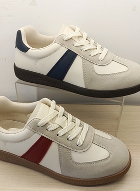 大东德训鞋女鞋2025春季新款休闲平底低跟系带圆头绑带女鞋C3085A