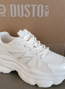 大东老爹鞋女2026春季新款时尚休闲简约圆头厚底运动鞋女鞋c1318