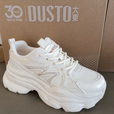 大东老爹鞋女2026春季新款时尚休闲简约圆头厚底运动鞋女鞋c1318