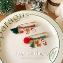 卡通圣诞老人胸针手工精致圣诞节小礼物毛绒别针毛衣围巾百搭装 饰