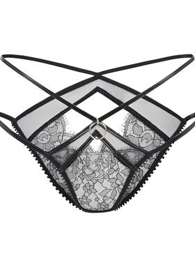 大内密探Agent Provocateur Foxie系列性感皮绑带丁字裤三角内裤
