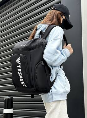 羽毛球包女双肩包专业背包男运动训练2023新款大容量网球拍包工厂