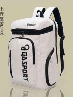 仓双肩电脑背包女 运动羽毛球拍包男短途户外旅行大容量轻便独立鞋