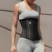 蜜桃小腰精2024新款 透气运动束腰带女健身塑腰带瘦腰封产后收腹带