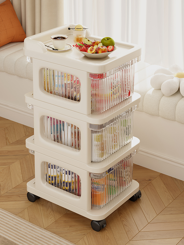 沙发边柜小推车可移动茶几客厅边几小桌子卧室床边桌小型置物架子