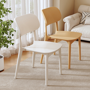 塑料椅子加厚家用餐椅靠背椅餐桌椅出租房用新款商用餐厅吃饭凳子