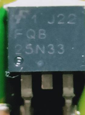 FQB25N33 汽车电脑板专用MOS场效应管 N通道 贴片TO-263 三极管