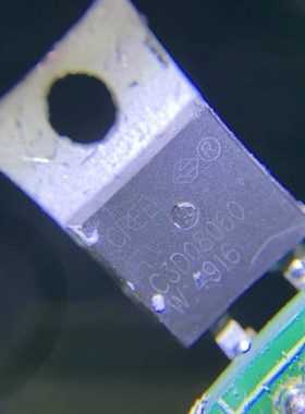 C3D08060 北汽新能源大功率碳化硅二极管 TO220 2脚