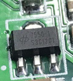 贴片三端稳压三极管 HT7550-1 稳压管 封装SOT-89