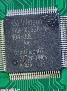 SAK-XC2267M-104F80L QFP100汽车级MCU 16位微控制器单片机芯片IC
