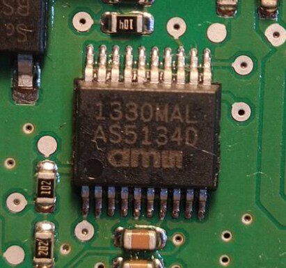 AS5134D AS5134 SSOP20 磁编码器芯片 原装正品现货 直拍