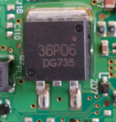 NP36P06SLG 36P06 TO263封装 P沟道 汽车电脑板易损三极管 直拍