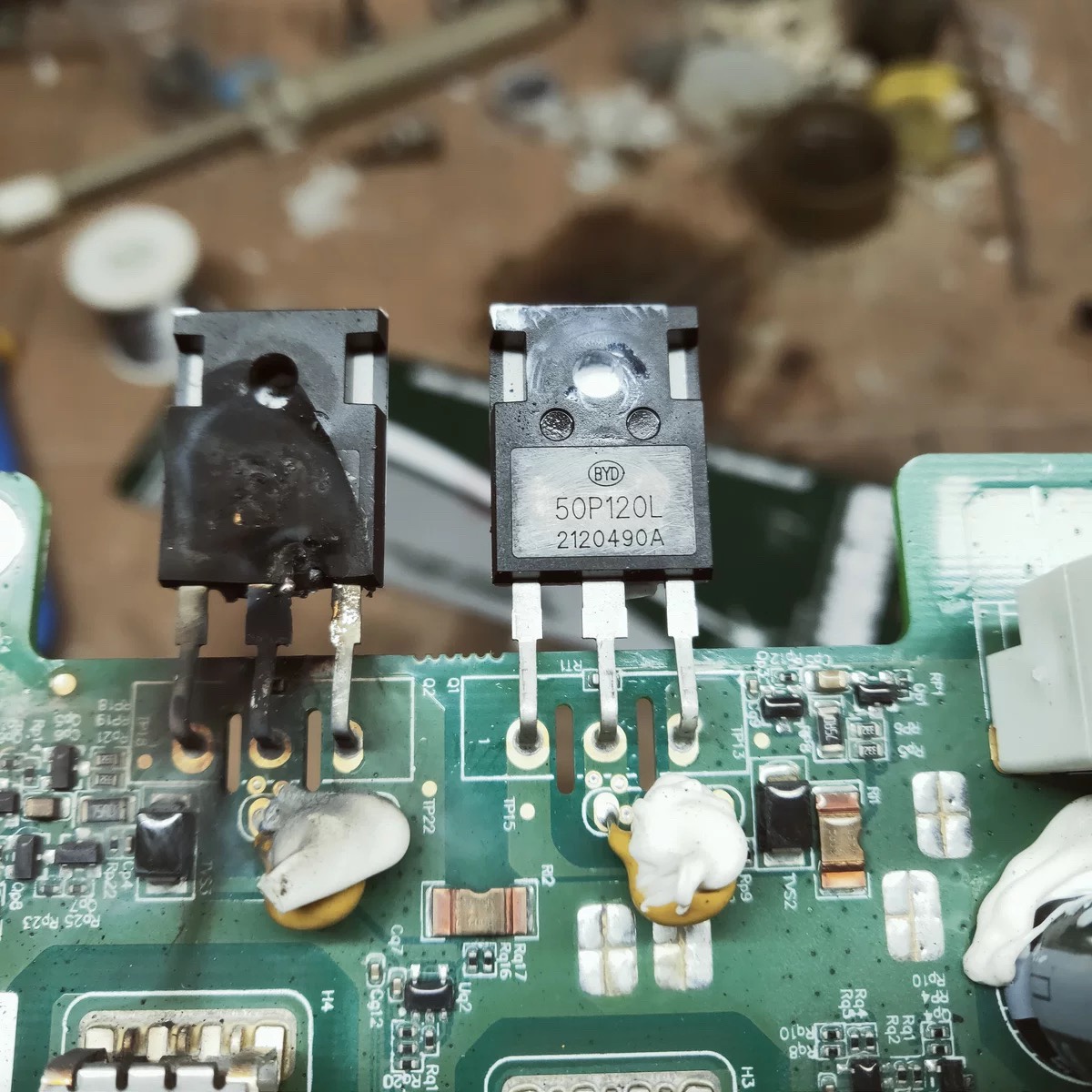 50P120L 50A 1200V 新能源碳化硅 大功率管拆机测量好