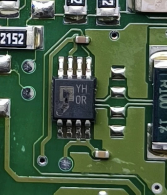 AD8203YRMZ AD8203 丝印 YHOR YH0R MSOP8 进口原装拆机元件芯片