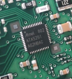 ATA5291 适用长城智能电脑板接收发射电机驱动漏电保护芯片 QFN