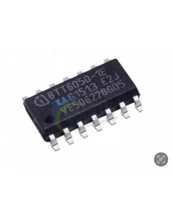 BTT6050-1E BTT6050-1EKA 汽车电脑板电源开关IC芯片SOP14脚贴片