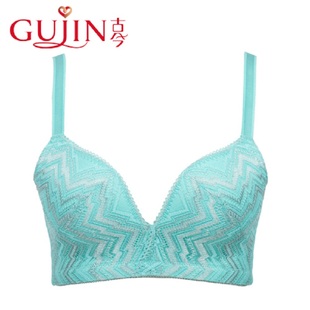 古今内衣几何印象无钢圈3 4上薄下厚小胸聚拢显大文胸0F851