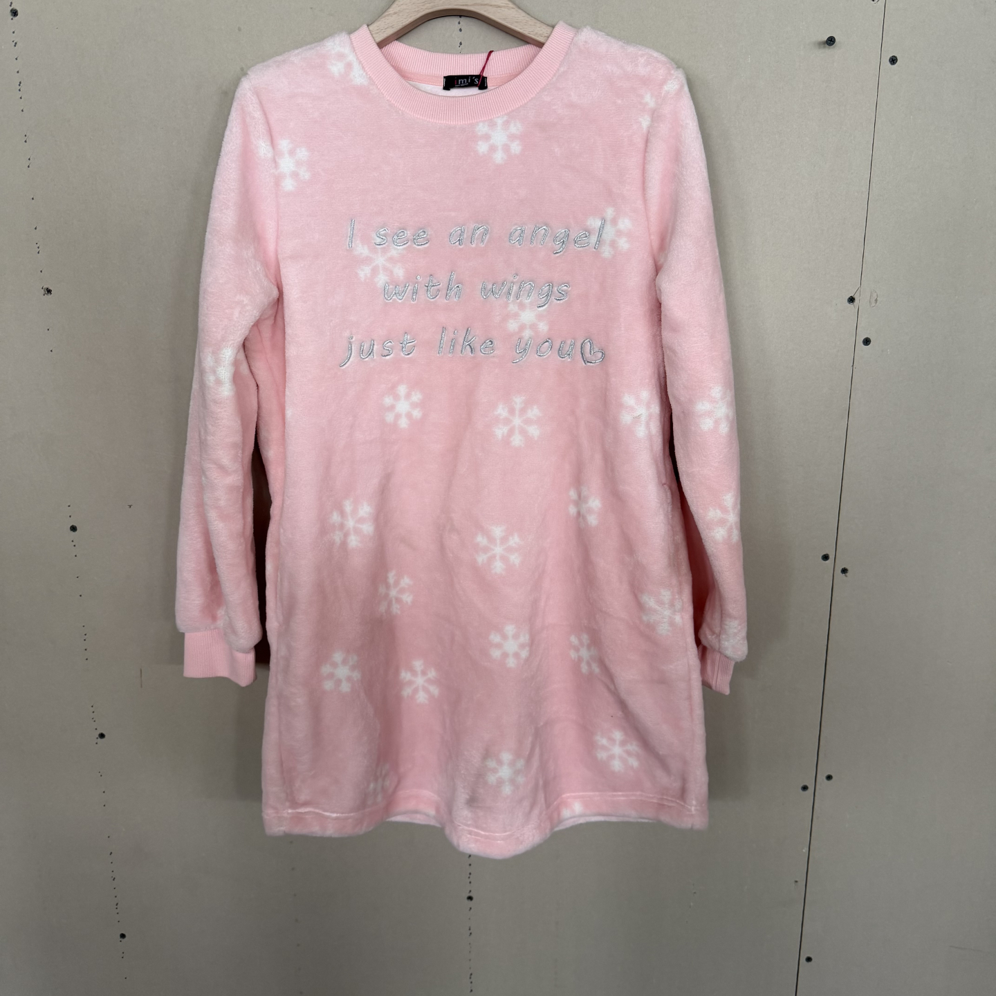 爱美丽长袖睡衣上装圆领设计感家居服睡衣IM46ANK3