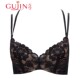 GUJIN古今内衣侧边四排扣3 4上薄下厚有钢圈聚拢美背文胸罩0G820