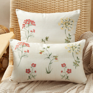 ins网红款 小花全棉抱枕抱枕套客厅沙发靠垫样板间靠枕套