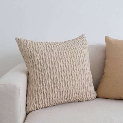 ins北欧奶茶色客厅沙发抱枕靠垫榻榻米腰靠枕靠背不含芯