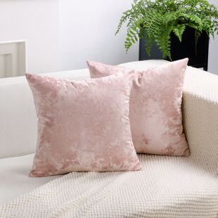 高级感长方形靠垫套大号冰花绒面料抱枕办公室午休靠枕床头靠背套