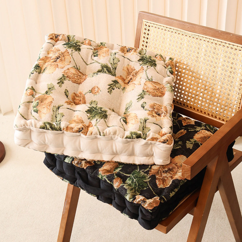 美式四季通用加厚椅垫凳餐桌电脑椅子坐垫防滑布艺垫蒲团汽车坐垫,居家布艺,美臀垫/保健坐垫,淘宝优惠券,粉丝福利购,淘宝优惠卷