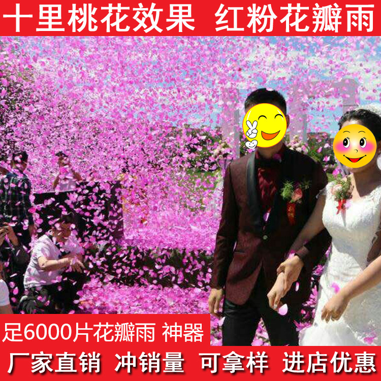 花瓣雨礼花喷花筒不掉色图片