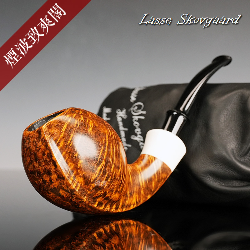 郁金香型手工制石楠木烟斗